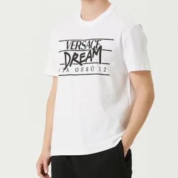 VERSACE T-shirt NWOT Dream Versace Shirt Designer Comfortable Elegant - Picture 4 of 4